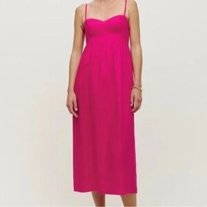 Reformation Odette Linen Dress - Hemmed